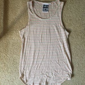 Jungmaven Red & Black striped tank top